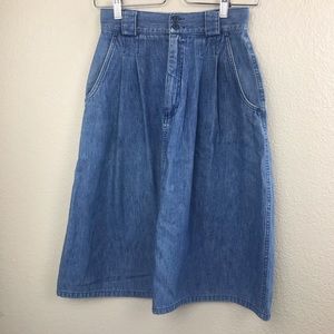 Calvin Klein sport high waisted denim skirt